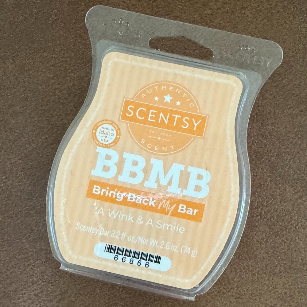 Scentsy A Wink and a Smile Wax Bar, Discontinued